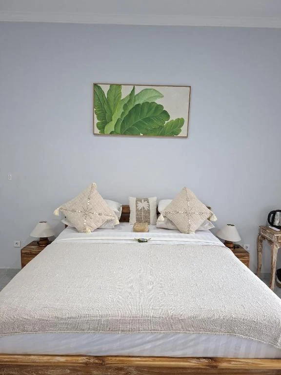 Garden Room bed front at Little SALT