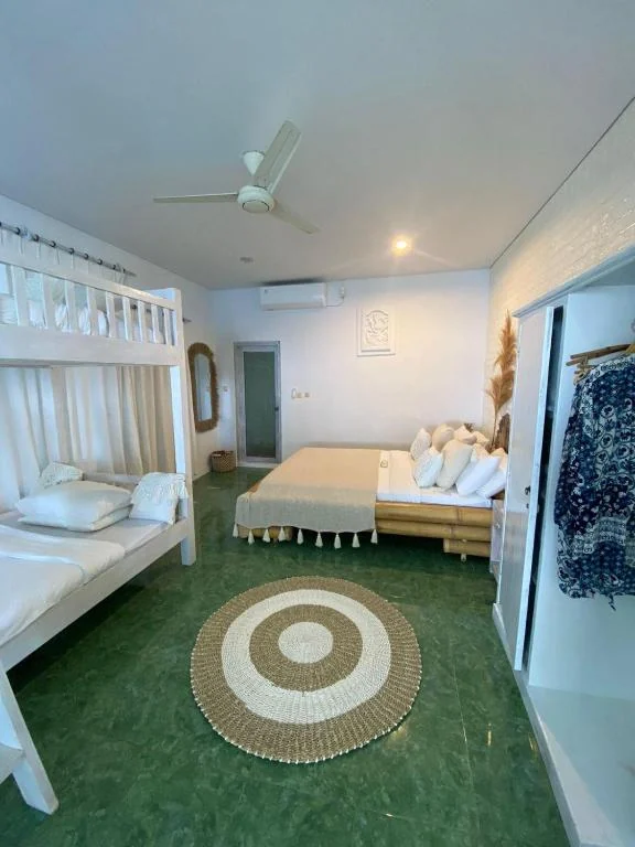 Seaview studio apartment family bedroom at SALT Bali
